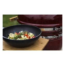 Kamado Chef 1900 Prestige Red Smooth (rozsdamentes acél)