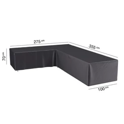 Aerocover ülőgarnitúra szett takaróponyva - L alakú - bal - 355 x 275 x 100 x 70 cm