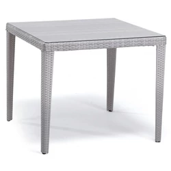 Dallas 4 személyes étkezőasztal (90 cm) - White Wash  * 1 db készleten *