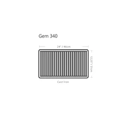 Broil King - Gem 340 BLACK kerti gázgrill 