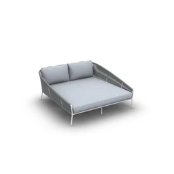 Fortuna két személyes napozóágy, nappali a teraszon