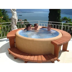 Softub RESORT 300+ masszázsmedence - Off-White