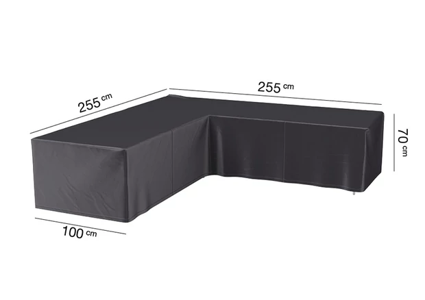 Aerocover ülőgarnitúra szett takaróponyva - L alakú - 255 x 255 x 100 x 70 cm