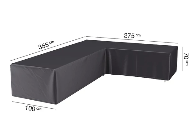 Aerocover ülőgarnitúra szett takaróponyva - L alakú - jobb - 355 x 275 x 100 x 70 cm