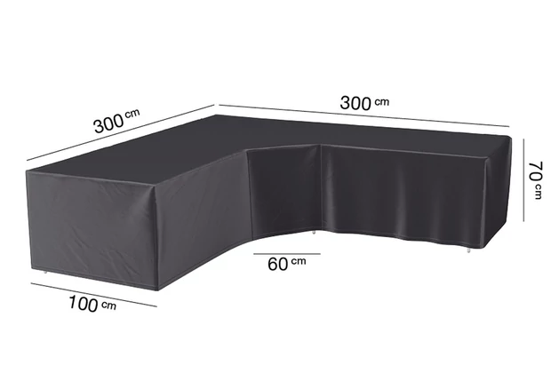 Aerocover ülőgarnitúra szett takaróponyva - L alakú - 300 x 300 x 100 x 70 cm