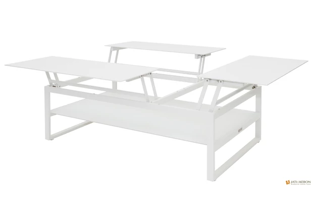 Miami felnyitható kávézóasztal - White Mat