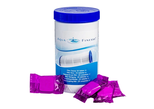 AquaFinesse Filter Cleaner - szűrőtisztító tabletta (20 db/doboz)