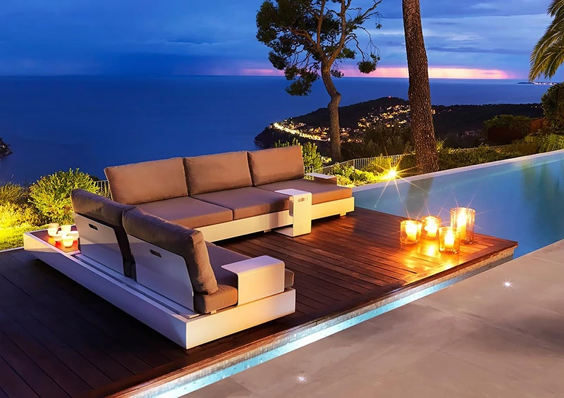 Bari ülőgarnitúra szett, kültéri nappali