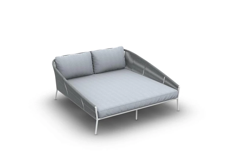Fortuna két személyes napozóágy, nappali a teraszon