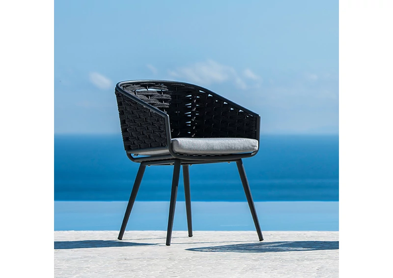 Palm étkező karosszék - Charcoal Mat (14mm)