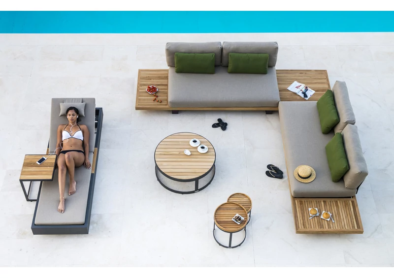 Truro ülőgarnitúra, nappali a teraszon