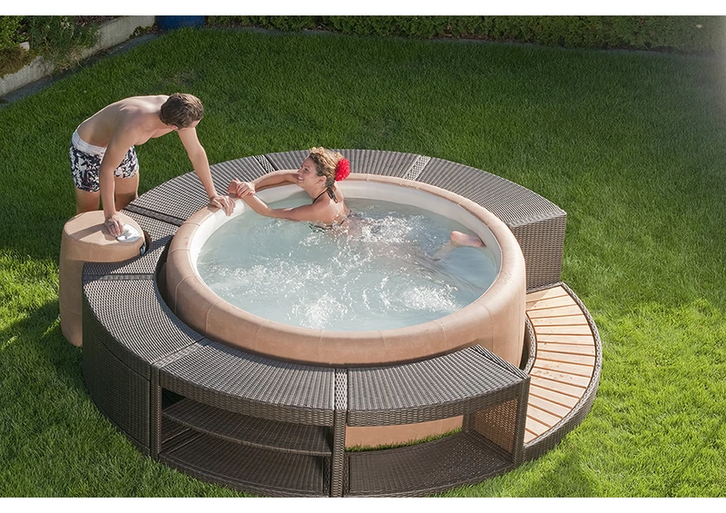 Softub LEGEND 220 masszázsmedence - Carribean Green