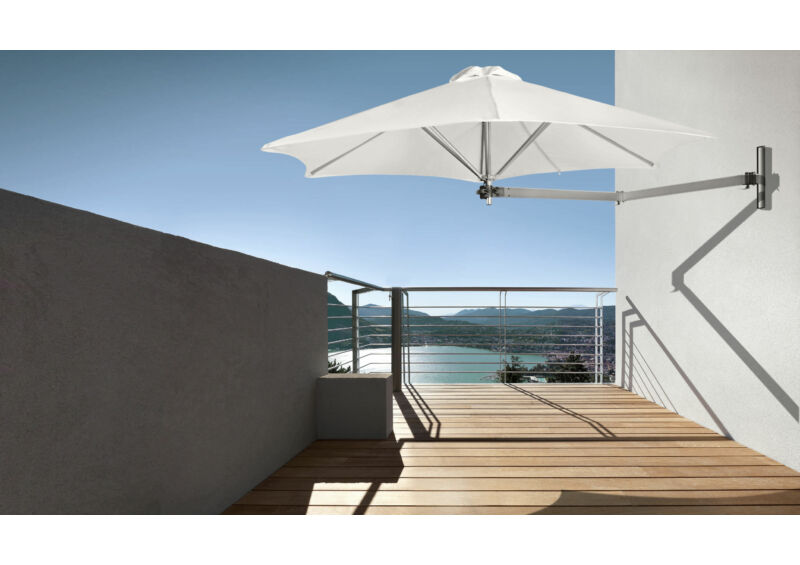 Umbrosa Paraflex Premium napernyő- falra szerelhető, közép oszlopos és több vitorlás változatban