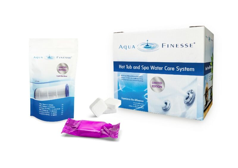 Aquafinesse vízkezelő adalék egységcsomag + Limited Edition ajándék Filter Cleaner