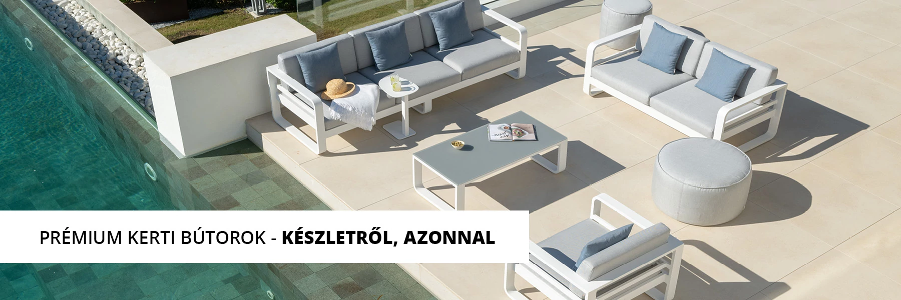 Kerti bútorok készletről azonnal